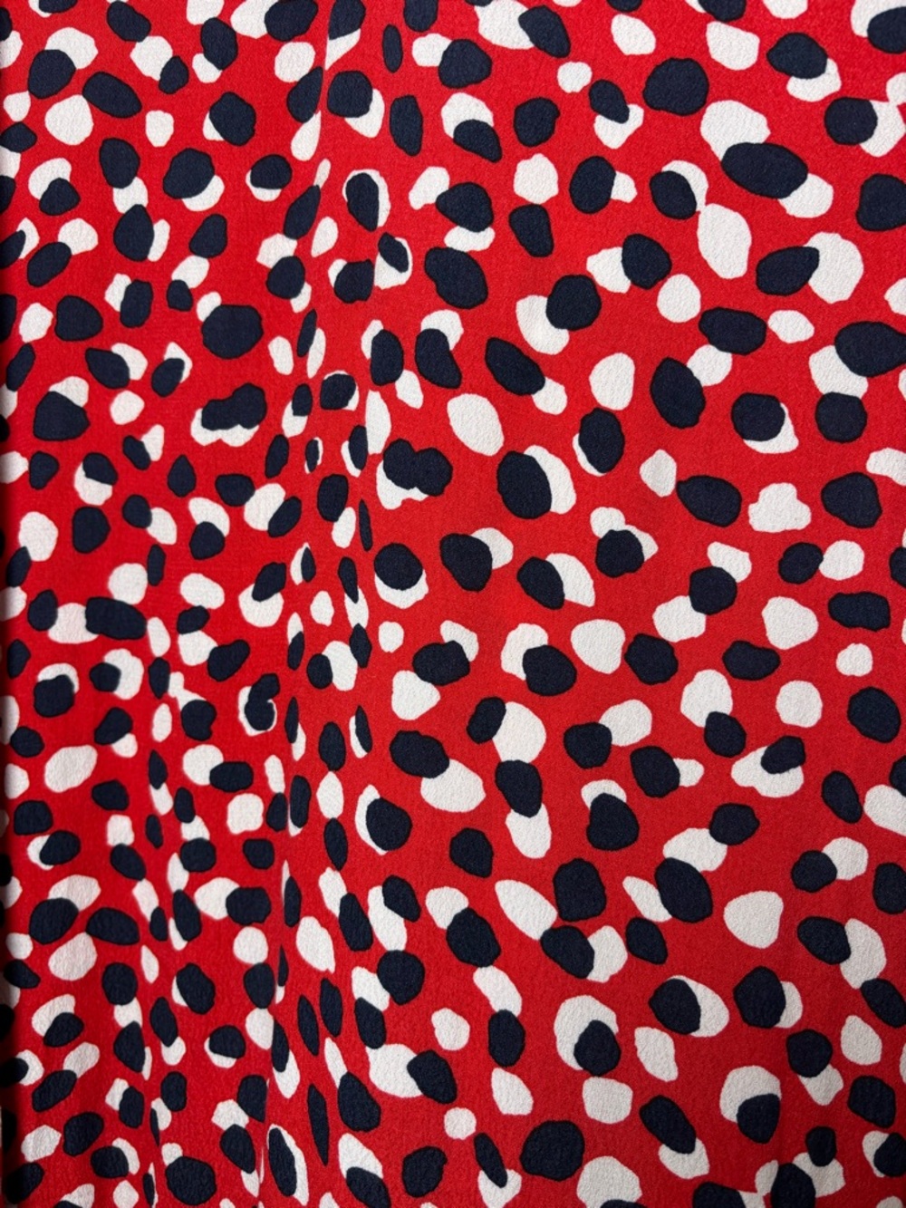 Free Assembly Red, White, Blue Printed Ruffle-Hem Dress w/Pockets Women’s XL - Picture 4 of 8